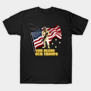 God Bless Our Troops T-Shirt